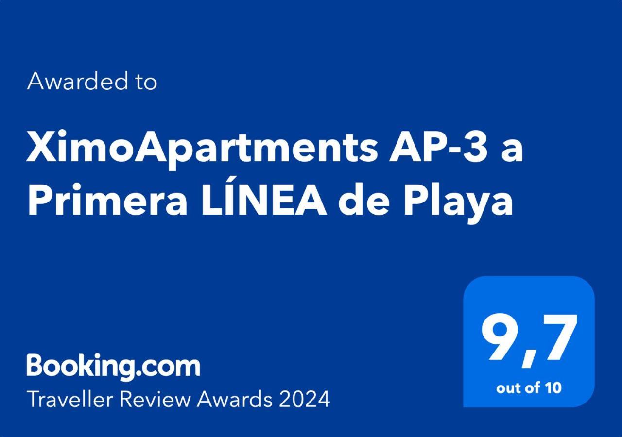 Ap-3 Ximoapartments A Primera Linea Playa & Chimenea Oliva Luaran gambar